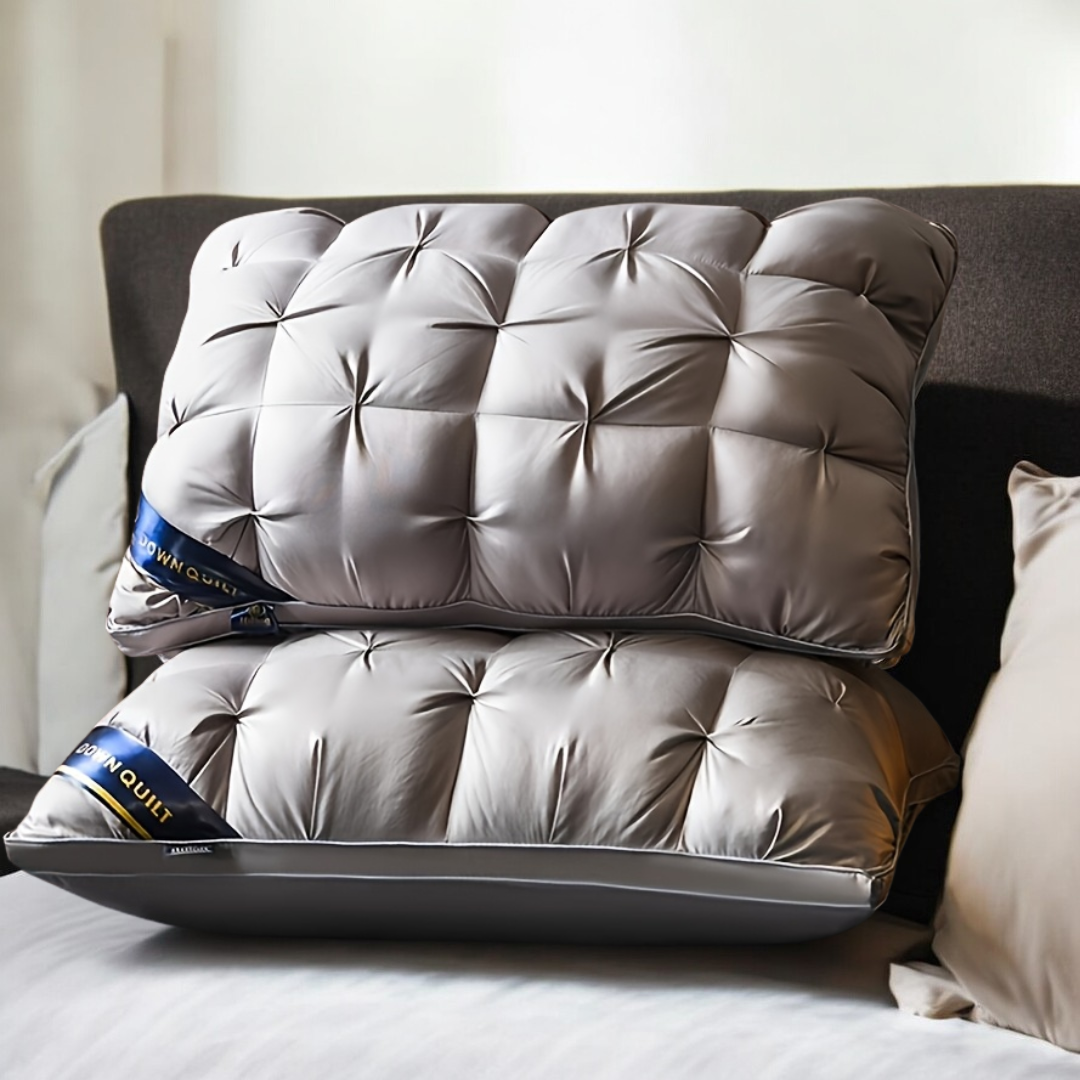 Signature Hilton Grand Pillow in Grey (Twin Pack)