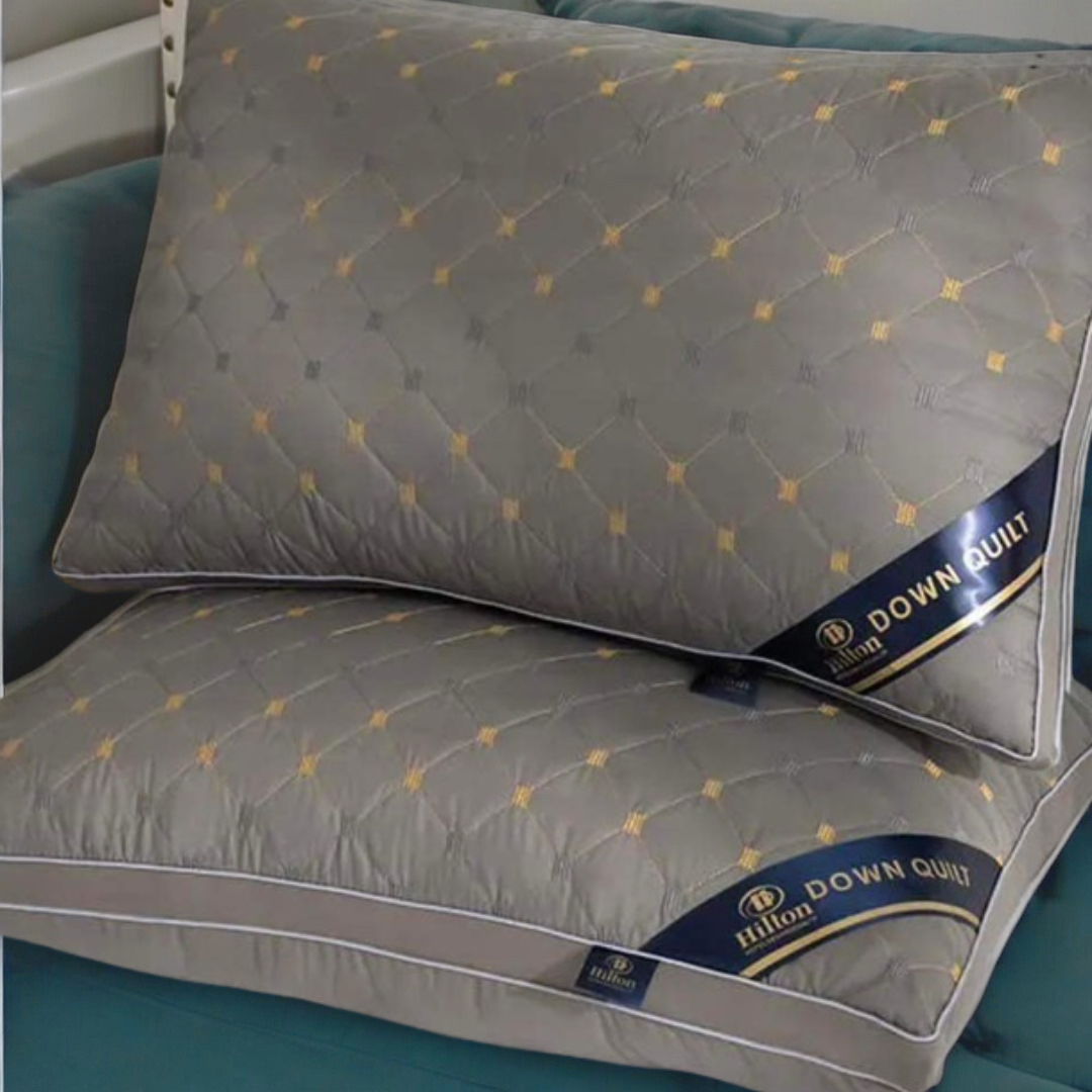 Signature Hilton Premium Pillow in Grey (Twin Pack)