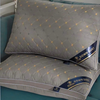 Signature Hilton Premium Pillow in Grey (Twin Pack)