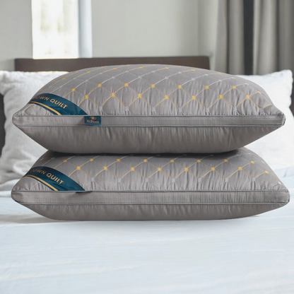 Signature Hilton Premium Pillow in Grey (Twin Pack)