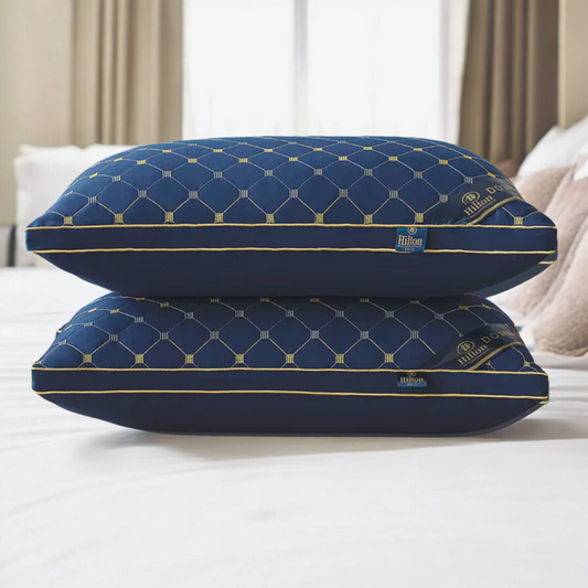 Signature Hilton Premium Pillow in Blue (Twin Pack)